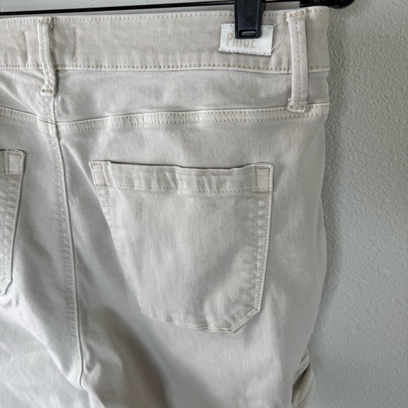 PAIGE Jolie Straight Leg Cargo Pants Vintage Warm Sand Women’s Size 31 Denim - Picture 11 of 13